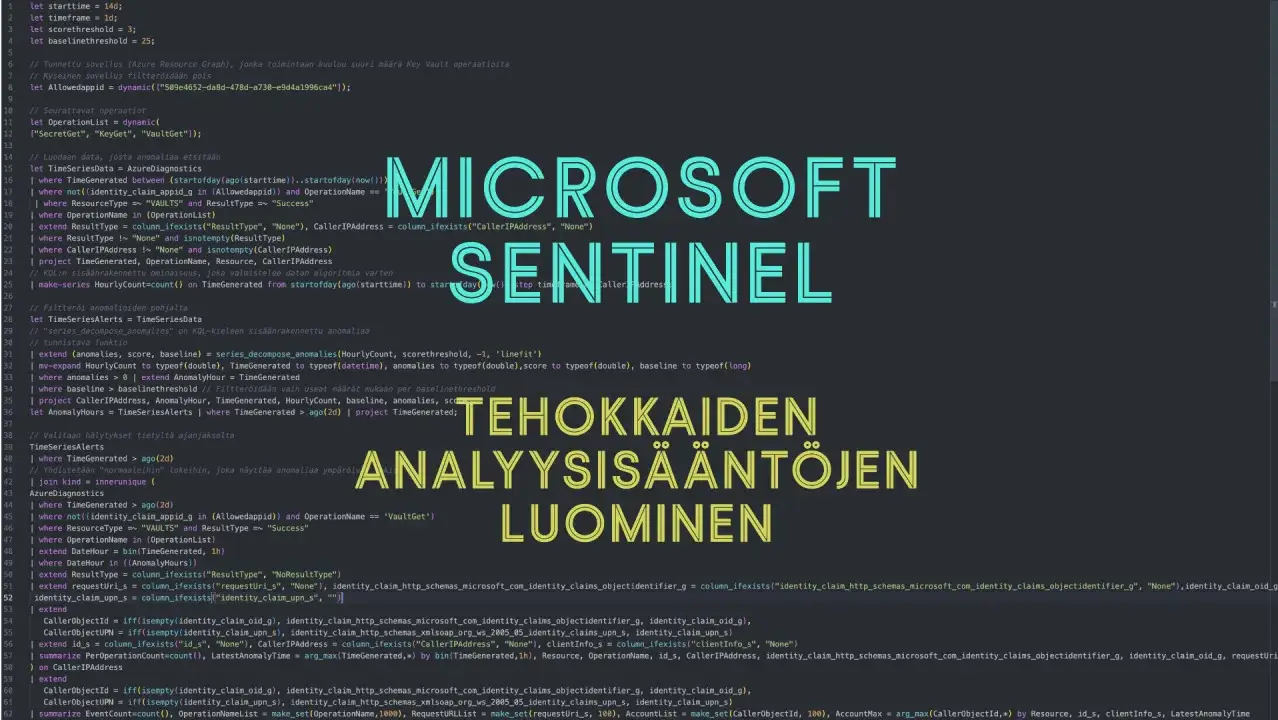 Kuinka luoda tehokkaita tunnistussääntöjä?